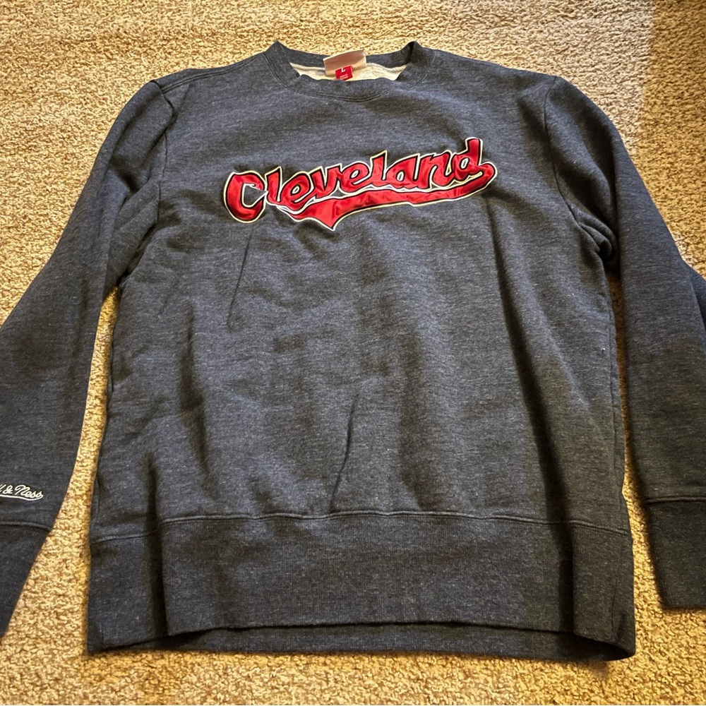 Mitchell and Ness Cleveland Guardians Sweatshirt